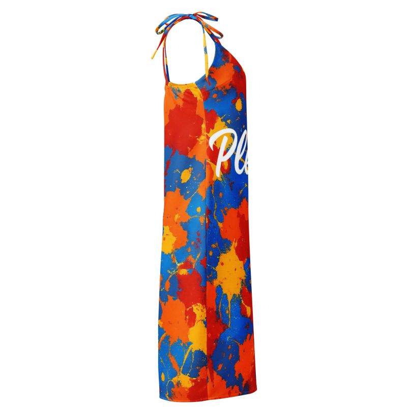 Tie-strap midi dress - Image 4