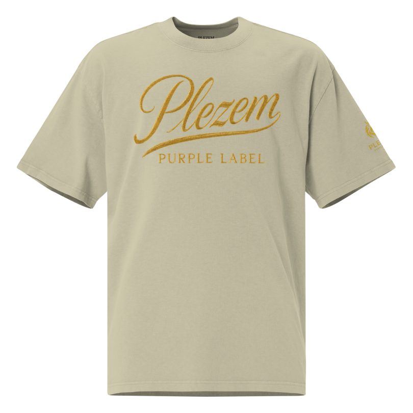 PLEZEM Purple Label  Oversized faded t-shirt - Image 9
