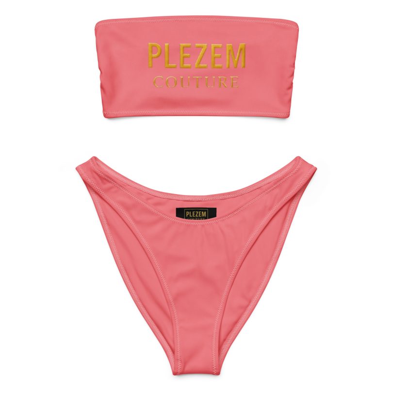Recycled bandeau bikini