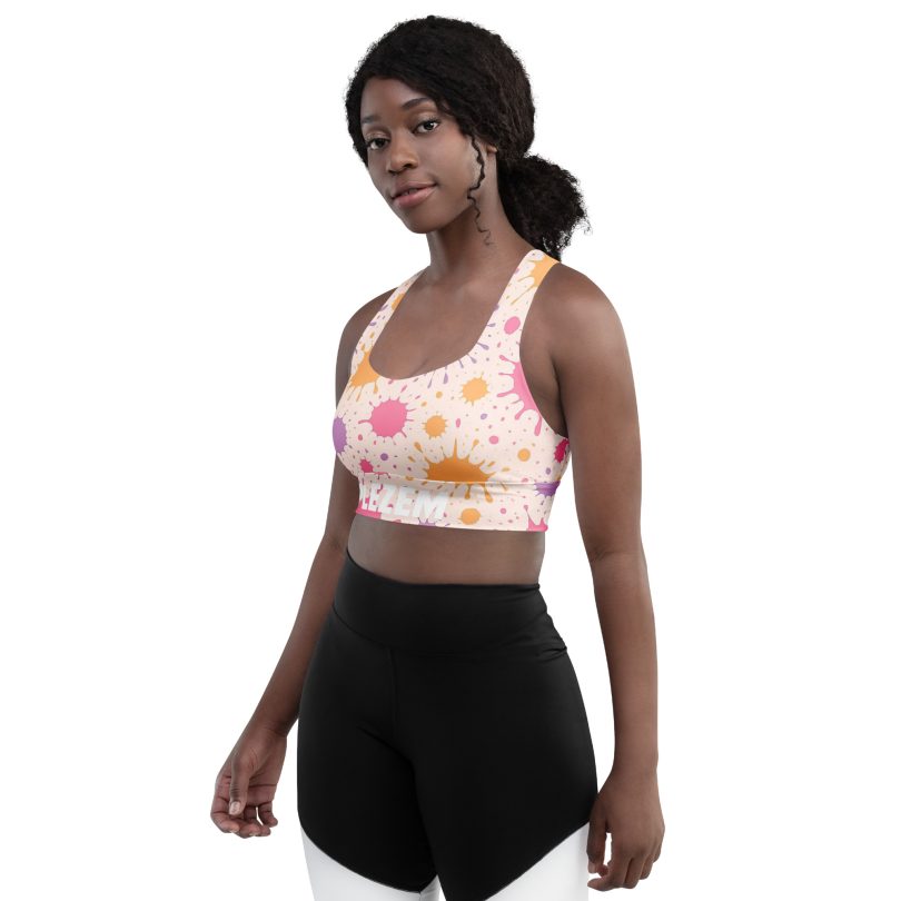 Recycled Longline Sports Bra - Image 2