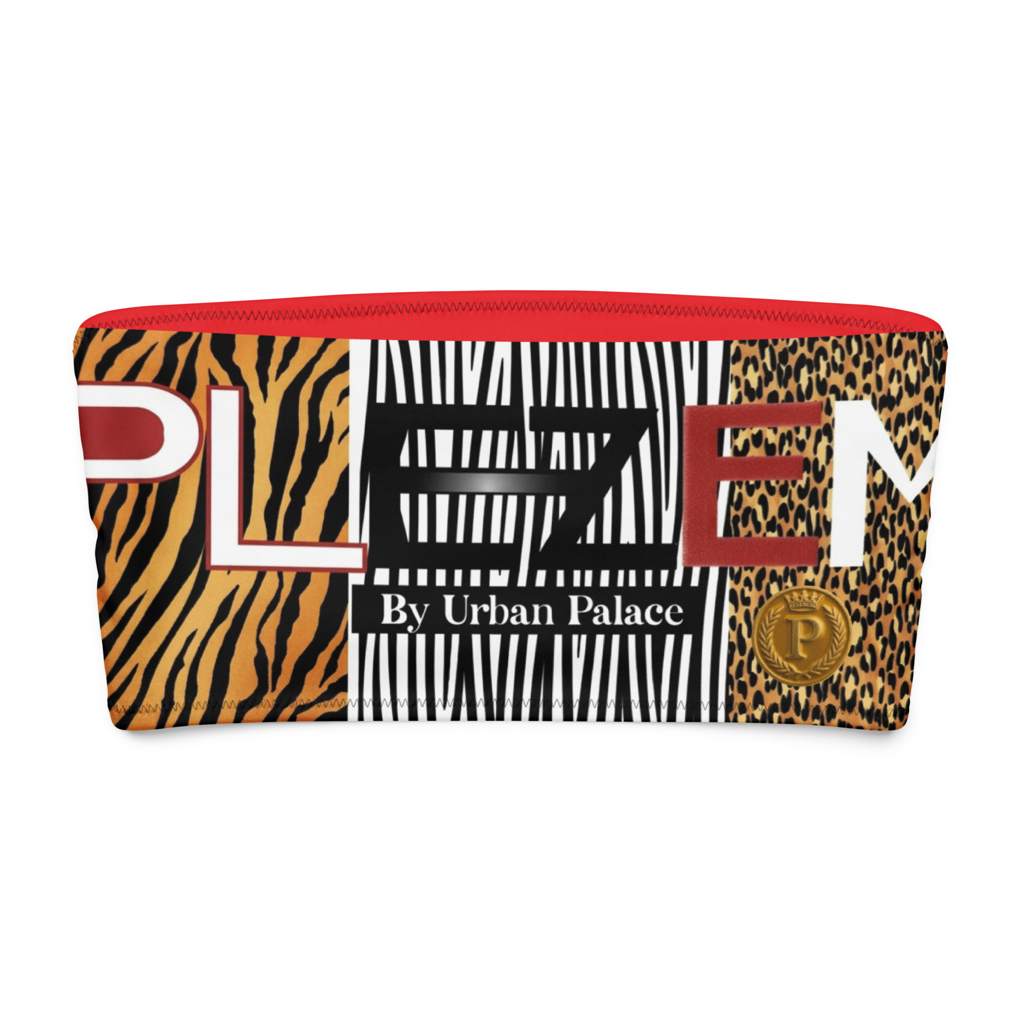 PLEZEM X-Match Animal Print bikini top