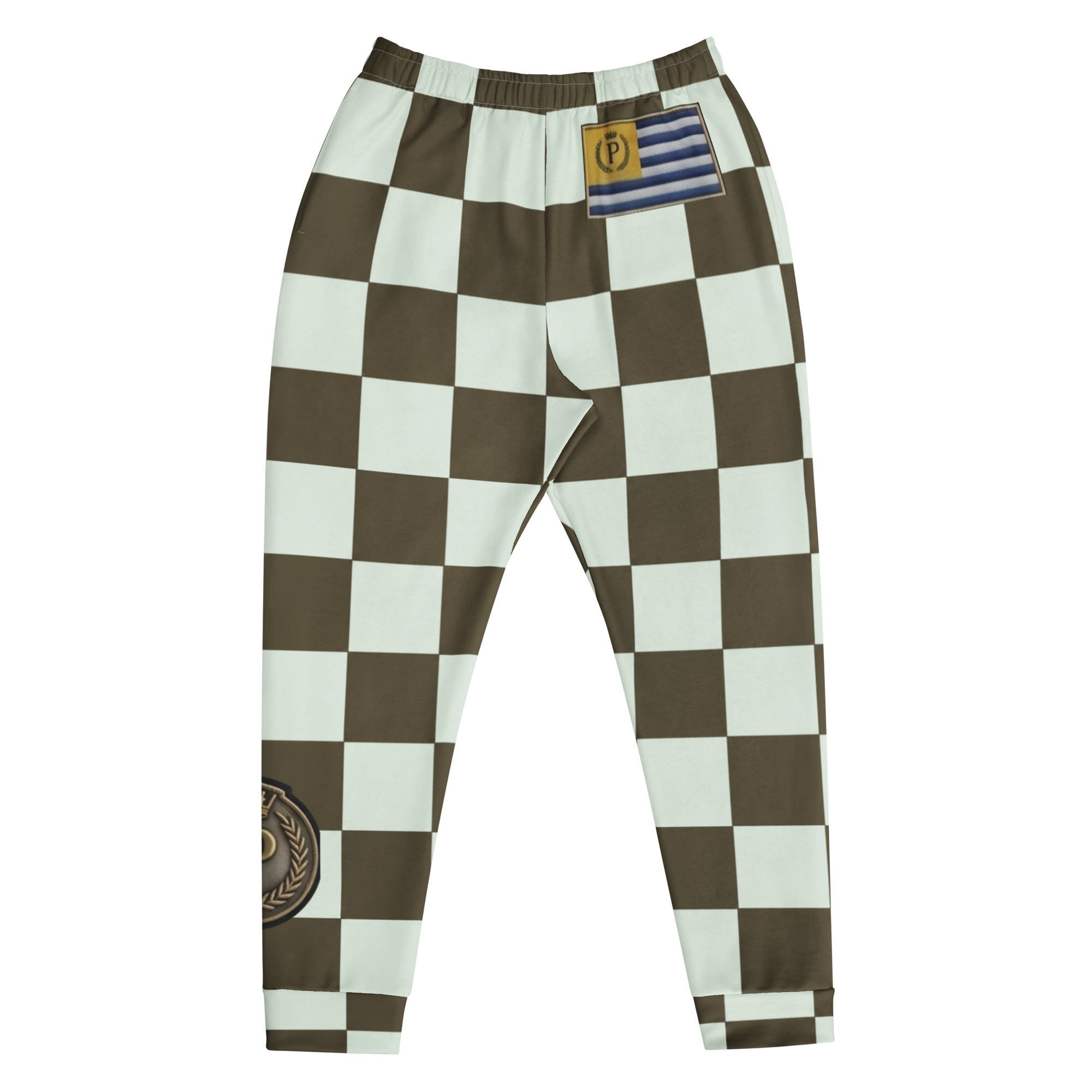 PLEZEM COA Checkered Joggers
