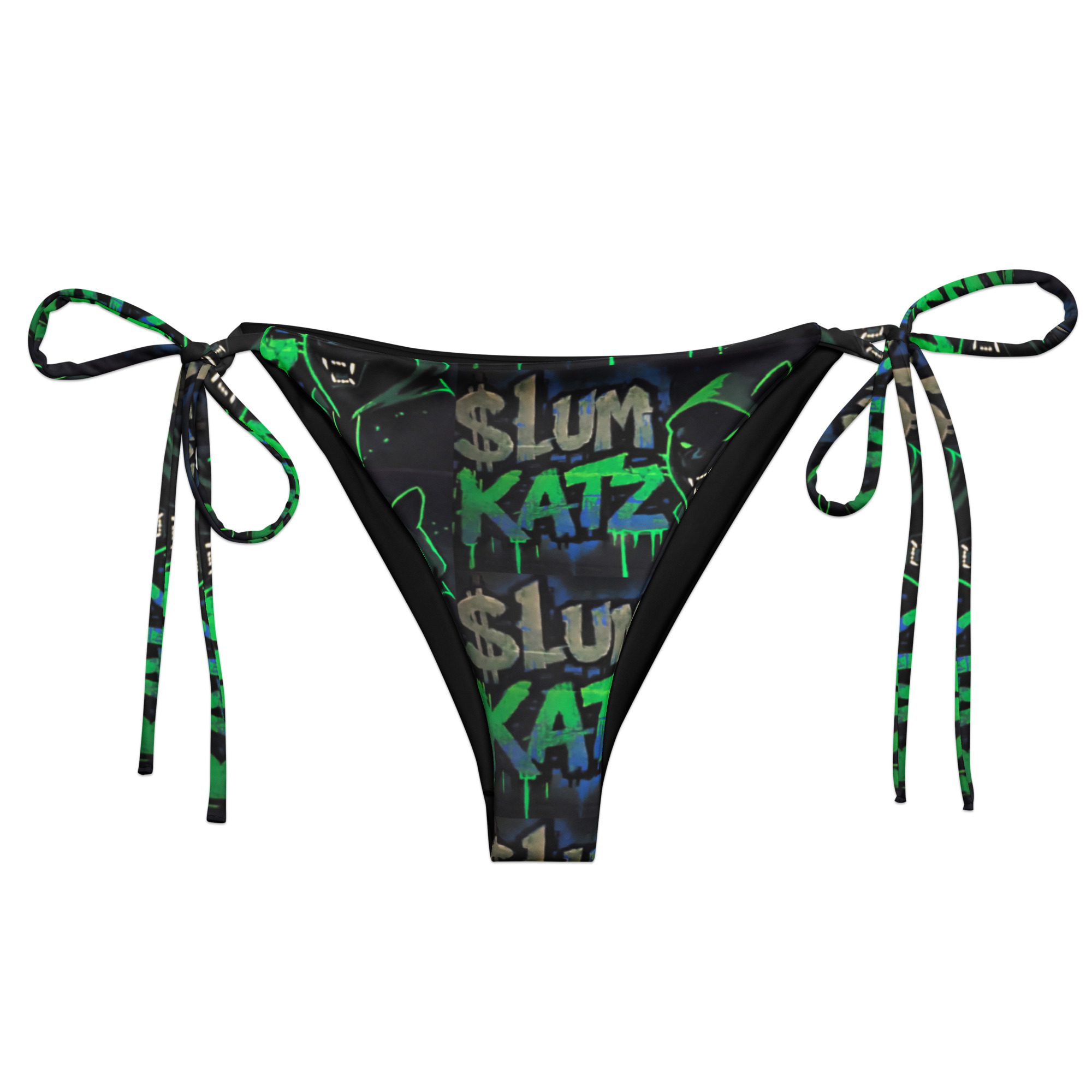 $LUM KATZ Kat Head string bikini bottom