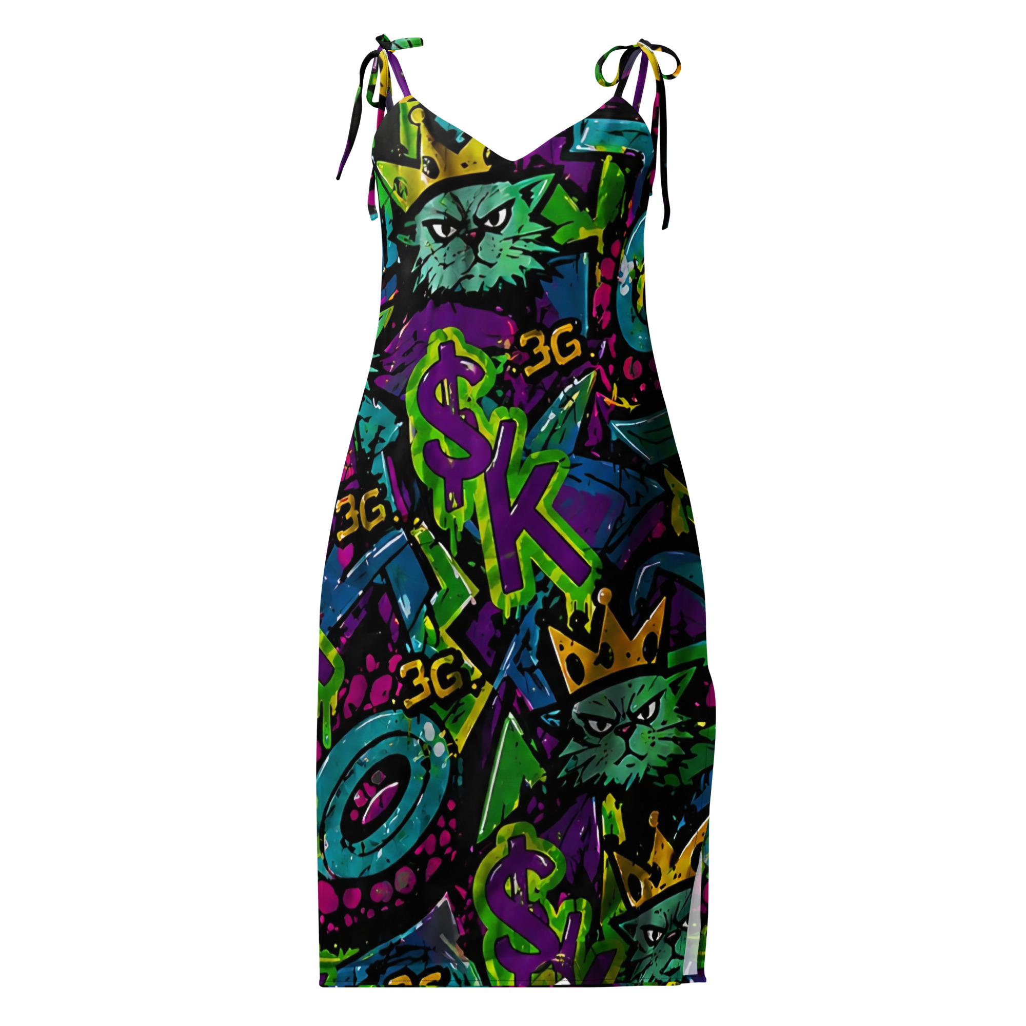 $LUM KATZ 4K Logo MidiDress