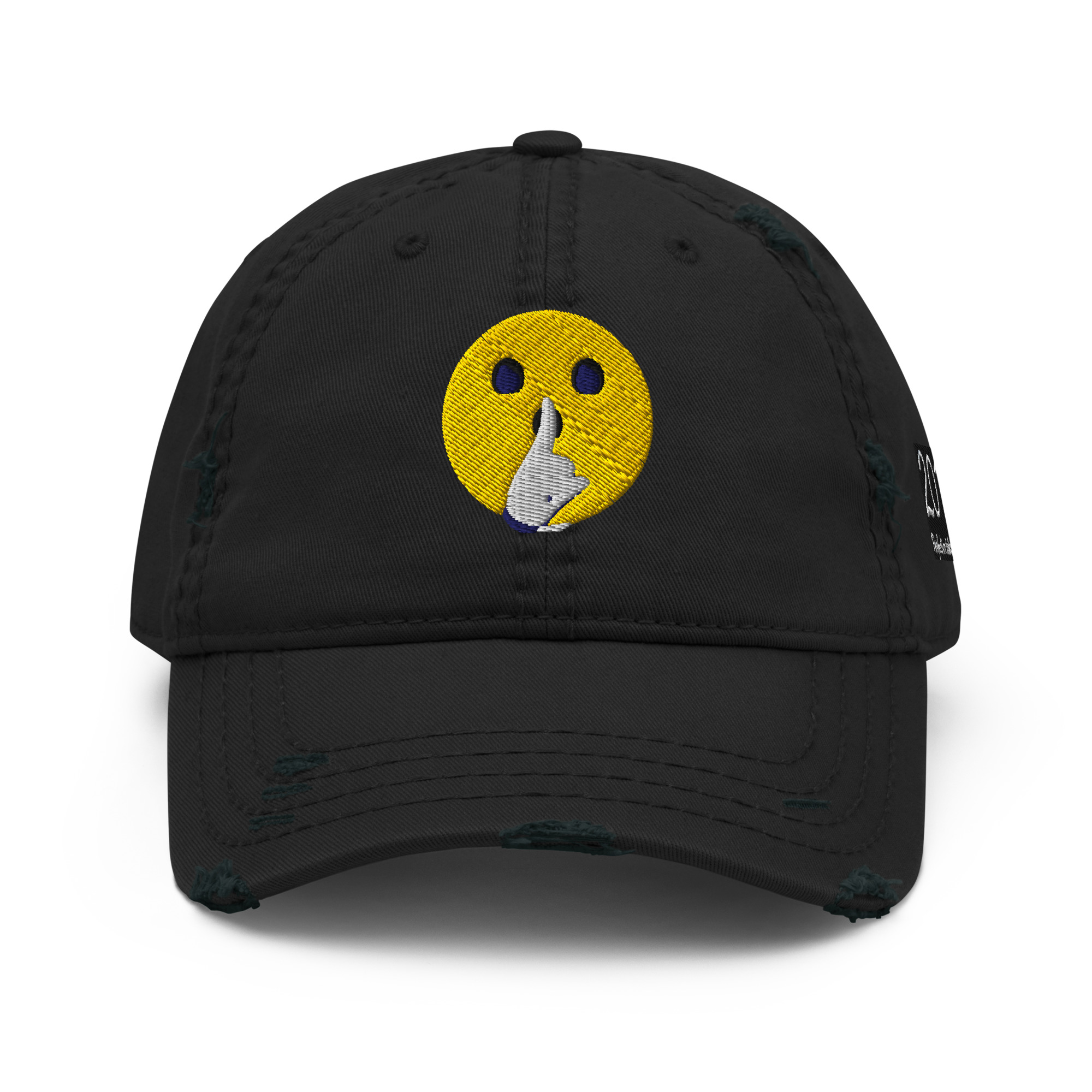 $LUM KATZ ZipperMouth Distressed Hat - Image 2