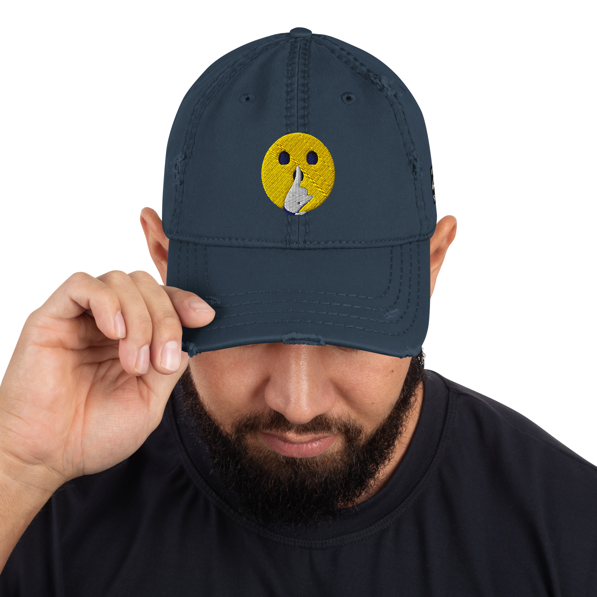 $LUM KATZ ZipperMouth Distressed Hat - Image 4