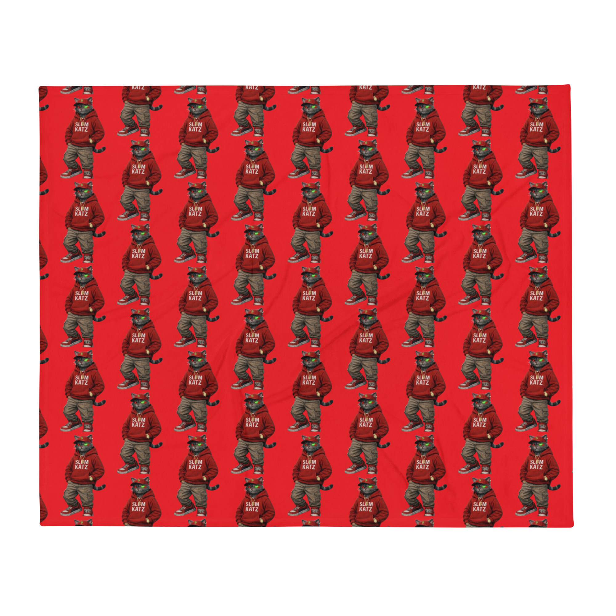 $LUM KATZ Slum Kat Throw Blanket