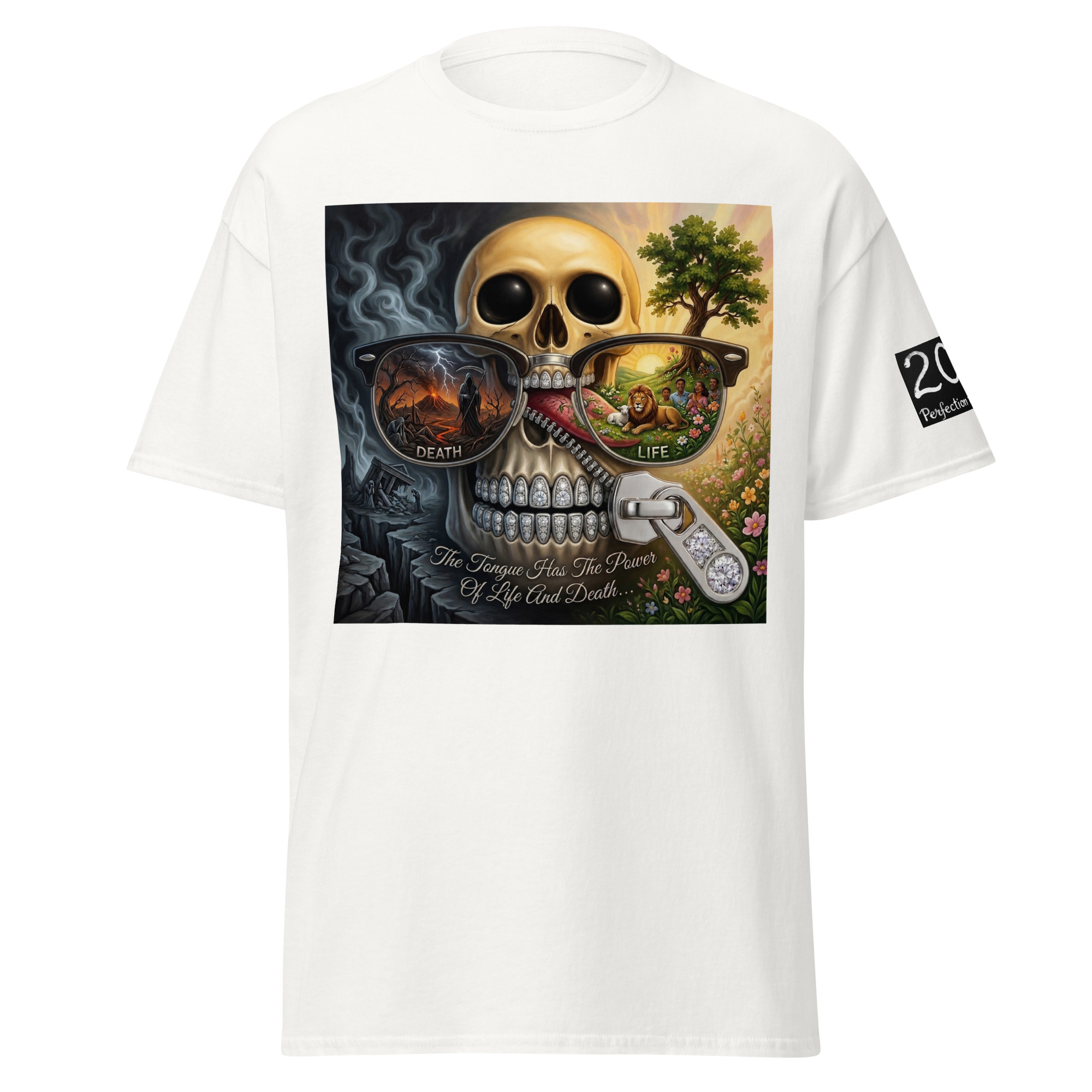 $LUM KATZ ZipperMouth Unisex Tee - Image 4